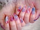 梅雨ネイル　担当　Azu