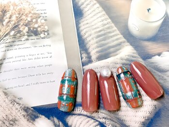 ネイルサロン&スクール ジーナ(GINA)/クリスマスカラーなチェック