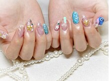 クオン(KUON)/スティッチ 夏ネイル♪
