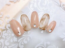 ネイルサロン ナチュール(Nature)/シンプル上品タイダイネイル☆