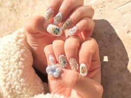 【パラジェル】押し花パール