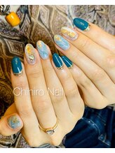 チヒロネイル/ニュアンスエスニックネイル