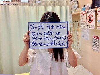 杉本接骨鍼灸院/【痩身】55.1kg→