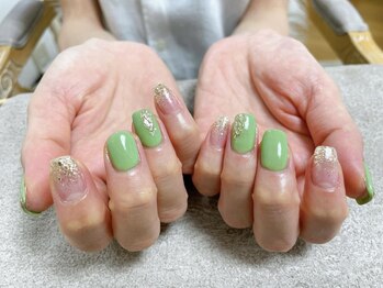 モグネイル(Mogunail)/9.10月定額A アクセサリーネイル