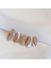 グログラン(Gros-Grain)/11月ネイル