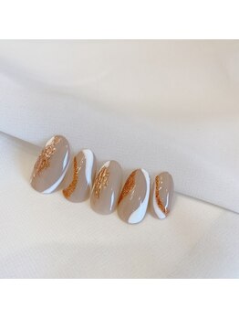 グログラン(Gros-Grain)/11月ネイル