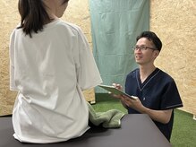 ぬくもり整体院の雰囲気(お身体の事はしっかりとカウンセリングで確認します。)