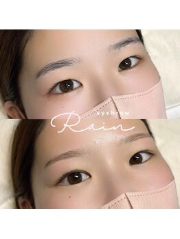 レイン 岡山倉敷店(Rain)/アイブロウWAX×まつ毛パーマ