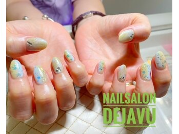 デジャヴ(Dejave)/定額デザインBの変更ネイル