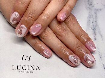 H-820うるうる蝶々ネイル