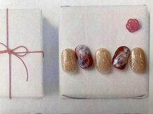 Tremolo nail and care【トレモロ ネイル アンド ケア】の雰囲気（【12月シンプル】毎月デザインが変わる定額コースがおすすめ♪）