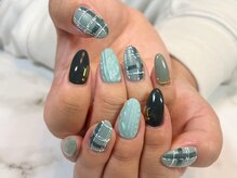 エールネイル(Ailes nail)/チェックネイル