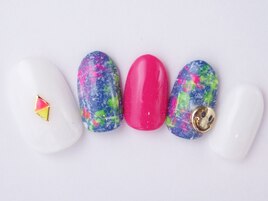 デニムネオンペンキアート