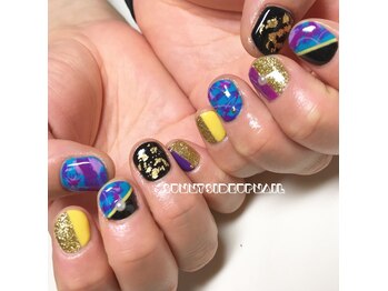 サニーサイドアップ ネイル(Sunny SideUp nail)/Inspired 市松azami