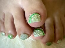 アミュリー ネイル アトリエ(Amury nail atelier)/ライム フルーツ 氷 マグネット