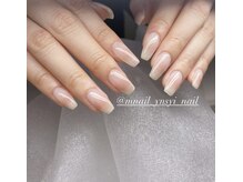 エムネイル(Ｍ)/ほんのりチークネイル