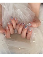 サンカリネイル バイ ヴァラ イオンモール新居浜店(sankari nail by VALLA)/韓国発VALLANAIL手書きリボン