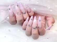 モカ 京橋(moca)/【Ayano】パープルネイル