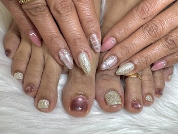 タムタムネイル 本厚木(Tam Tam Nail)/ハンドフットセット