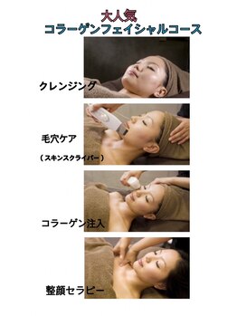 ビューティービューティー 中央通り店(beauty beauty)/コラーゲンリフトアップの流れ