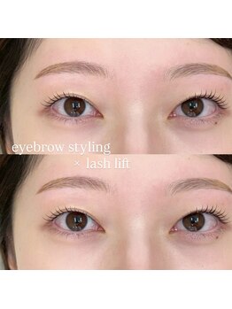 ムード 新宿店(MOOD)/眉毛カラー×まつげパーマ