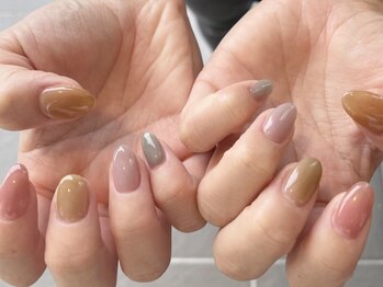 色とりどりワンカラーネイル♪