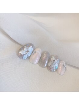 グログラン(Gros-Grain)/11月ネイル