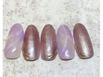 ベーシック ネイルウィザードアカデミー 麻布十番店(Basic×NailWizardAcademy)/4月【毎月厳選トレンド4種】