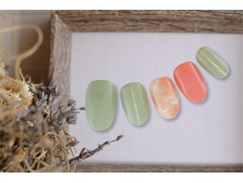 ファストネイル ジョイナステラス二俣川店(FAST NAIL)/春ネイル ラメグラ 【11892】