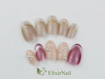 エリクサーネイル 池袋(Elixir Nail)/定額b カジュアル/クーポン使用