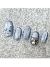 エムグレー(m.grey)/ブルーマグネットネイル