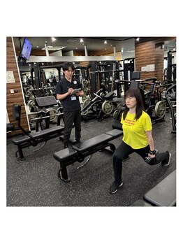 ゲットフィット 仙台富沢店(GET FiT)/ランジで下半身トレーニング！