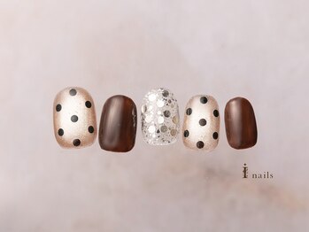 アイネイルズ 横浜EAST店(I-nails)/マグネットドットネイル