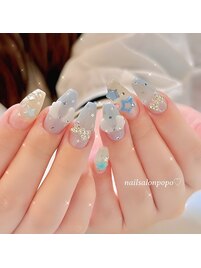 ユメカワ♪パステルカラーネイル