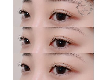 サロンドグリシーヌ 大塚(salon de glycine)の写真/トレンドのナチュラルeyeは当店にお任せ★自まつげ派の方にこだわりのまつげパーマでぱっちり仕上げます!