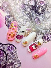 ネイルサロン ティーエイチセブン(Nail Salon TH SEVEN)/ガーリーネイル