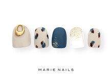 マリー ネイルズ いわきラトブ店(MARIE NAILS)/定額6,600円税込　ネイビー1116c
