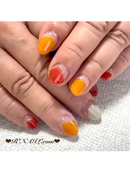 秋カラーネイル 持ち込み