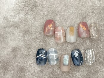 アンドヴァ ピヴォクロス店(Andova)/【23SF9】2023冬ネイルvol.2