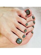 ブランシュ 藤沢(Blanche)/フット オーダーメイド　黒縞