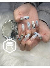 レディスペネイル ノウラ 名駅店(Redispe nail NouRa)/ブルーネイル