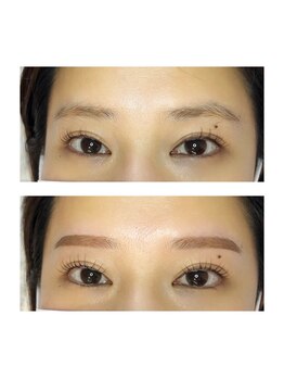 ネイルアンドアイラッシュサロン マーブル(marble)/まつげと眉毛のセット