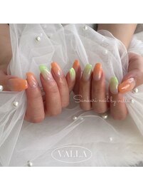 韓国発VALLANAILグラデーション