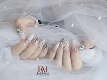 ラムネイル 池袋店(RAMU Nail)/チップ長さだし+パーツつけ放題