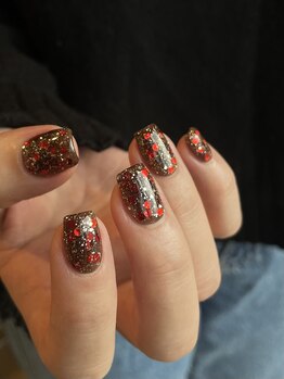 グリッターネイル