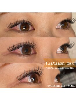 @206 バイ ヘアメイクチョコ(@206 by hair make choco)/フラットラッシュつけ放題