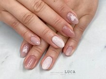ネイルアトリエルカ(nail atelier LUCA)/M-119 ニットハートネイル