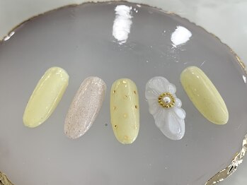 ネイルサロンアンドスクール ブロッサ(BLOSSA)/ワンカラー定額コース¥7700