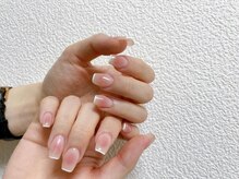 キキネイル 二子玉川(kikinail)/チークフレンチネイル