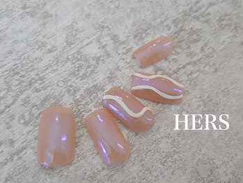 ハーズ(HERS)/HAND シンプルアート￥7,500